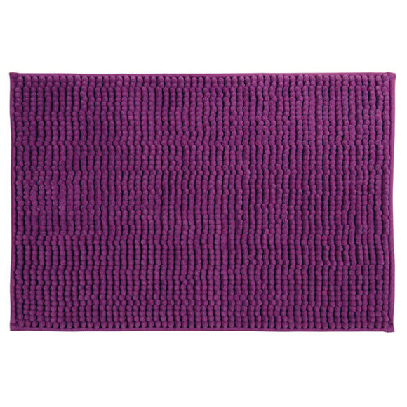 MSV Tapis de bain Microfibre CHENILLE 40x60cm Violet