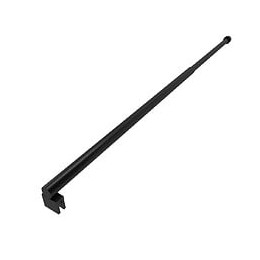 Barre de fixation extensible 70-100cm noir mat