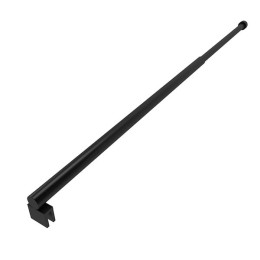 Barre de fixation extensible 70-100cm noir mat