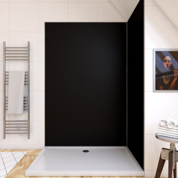 Panneau mural de douche AURLANE Colors Noir L.0.3xl.120xH.210cm