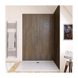 Panneau mural de douche AURLANE Homestone Forest L.03xl.120xH.210cm