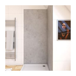 Panneau mural de douche AURLANE Homestone Ciment L.03xl.90xH.210cm