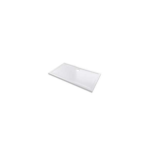 Receveur de douche acrylique Pure 2 - Blanc -l140xP80cm