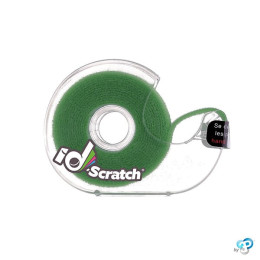 Bande scratch auto-agrippante ID-SCRATCH vert 2 m x 2 cm