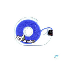 Bande scratch auto-agrippante ID-SCRATCH bleu 2 cm x 2 m