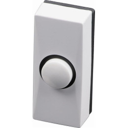 Bouton De Sonnette Filaire Scs Sentinel Golfy 7900 Blanc