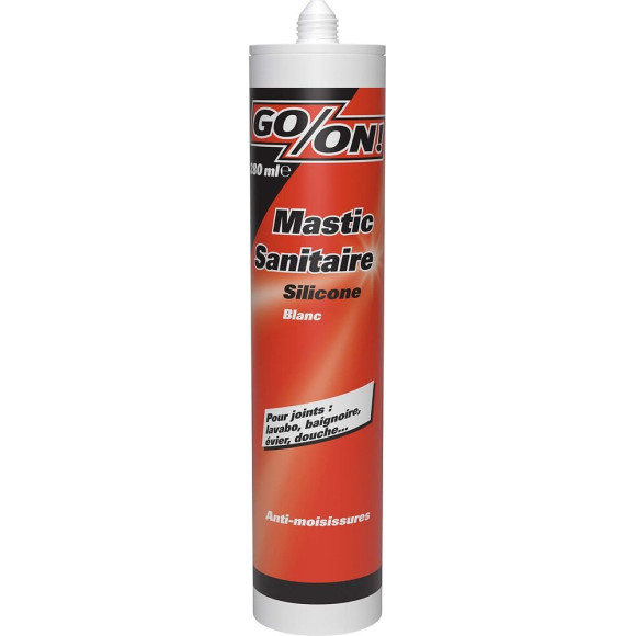 Mastic sanitaire blanc 280ml