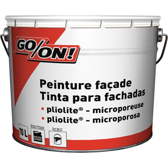 Peinture façade Pliolite - Blanc - 10L