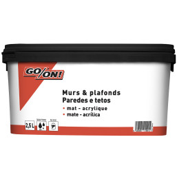 Peinture murs et plafond - Blanc - Mat - 25L