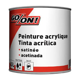 Peinture acrylique - Blanc - Satin - 05L