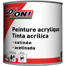 Peinture acrylique - Blanc - Satin - 05L