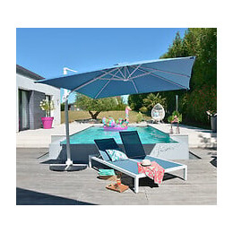 Parasol Mona excentré carré 3x3m