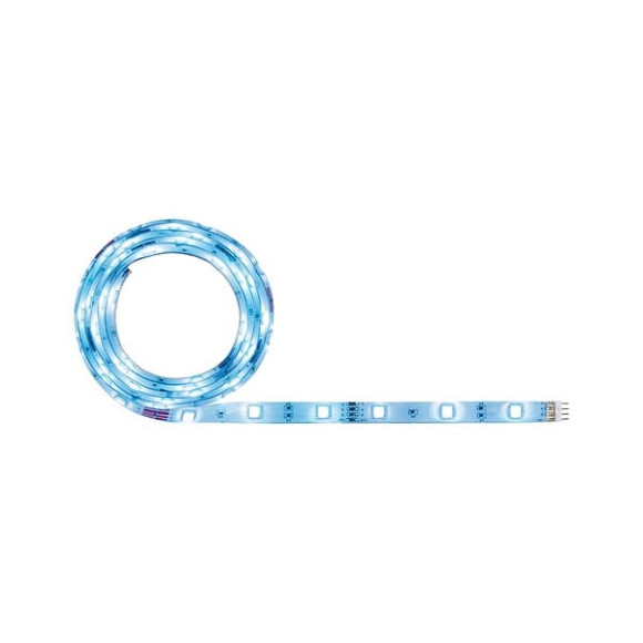 Strip SimpLED 1.5m RGB 12W 230-12V DC blanc métal plast