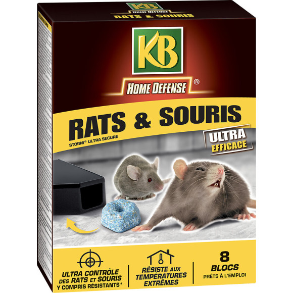 Blocs anti rats et souris 200gr