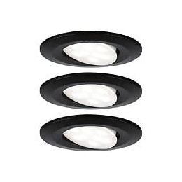 Kit ENC PAULMANN Calla IP65 rond orient. LED 3x680lm 4000K 6W Noi