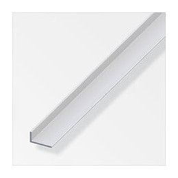 Cornière inégale aluminium anodisé argent 20x10mmx1m