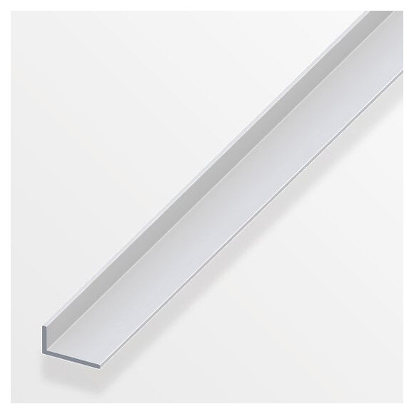 Cornière inégale aluminium anodisé argent 40x15mmx1m