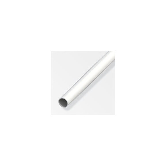 Tube rond 7.5mm PVC blanc 1m