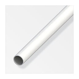 Tube rond 11.5mm PVC blanc 1m