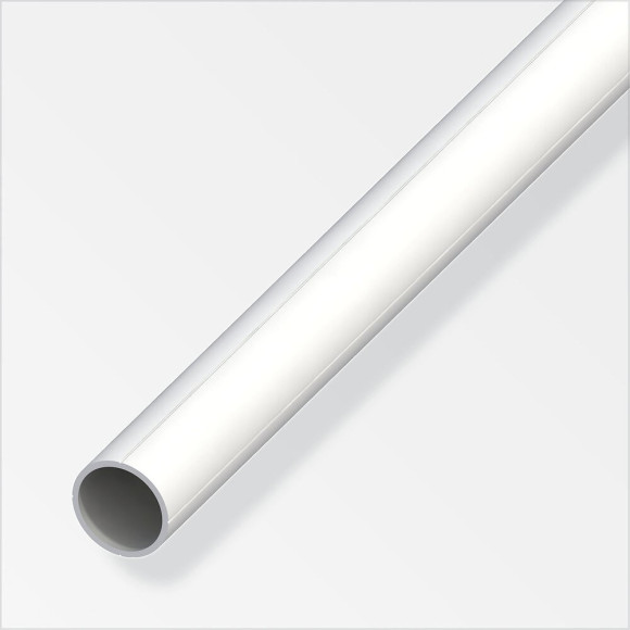 Tube rond 11.5mm PVC blanc 1m