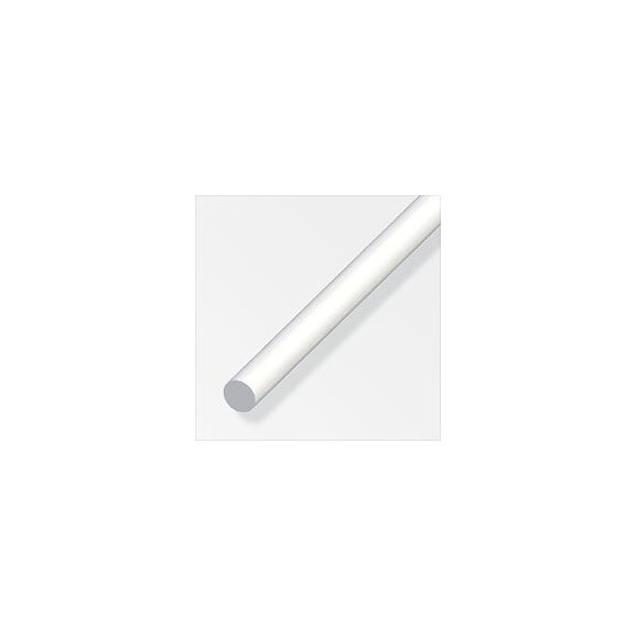 Rond plein PVC blanc diamètre 7.5mmx1m