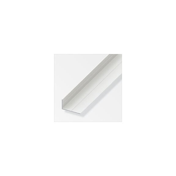 Cornière inégale PVC blanc 19.5x35.5mmx1m