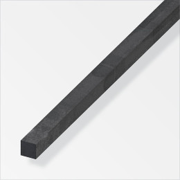 Carré plein 10x10mm acier laminé à  chaud gris 1m