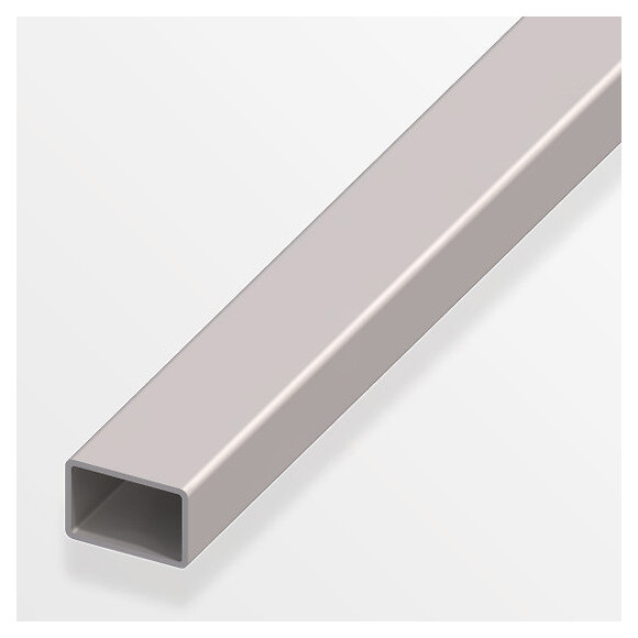 Tube rectangulaire profilé à  froid 35x20mm acier gris 2m