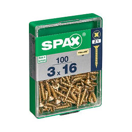 SPAX TF PZ 3x16 A2L 100 PC