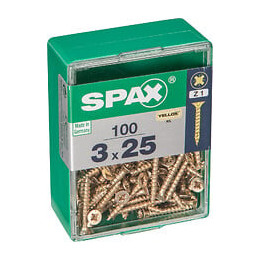 SPAX TF PZ 3x25 A2L 100 PC