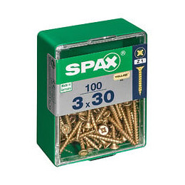 SPAX TF PZ 3x30 YELLOX 100 PC