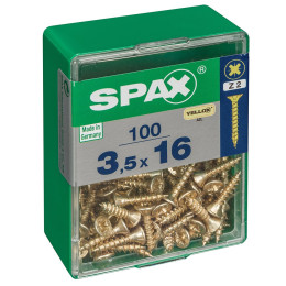 SPAX TF PZ 3.5x16 YELLOX 100 PC