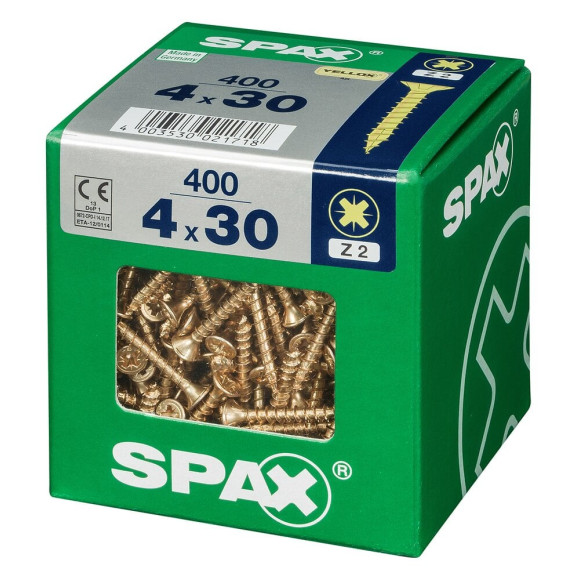 SPAX TF PZ 4x30 YELLOX 400 PC