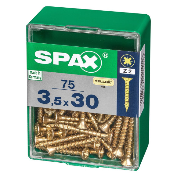 SPAX TF PZ 3.5x30 YELLOX 75 PC