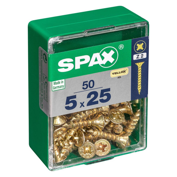 SPAX TF PZ 5x25 YELLOX 50 PC