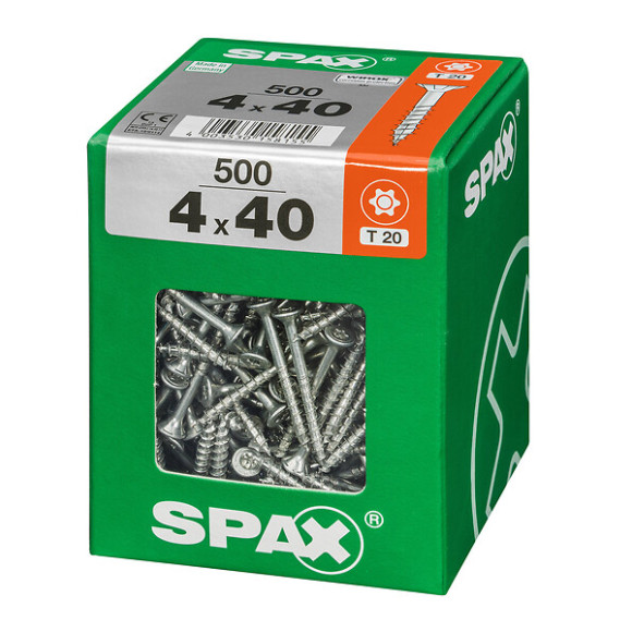 SPAX TF TX 4x40 WIROX 500 PC