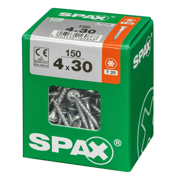 SPAX TF TX 4x30 WIROX 150 PC