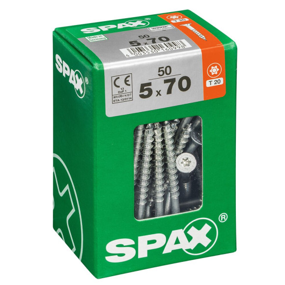 SPAX TF TX 5x70 WIROX 50 PC