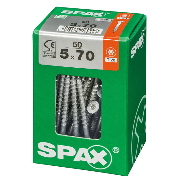 SPAX TF TX 5x70 WIROX 50 PC