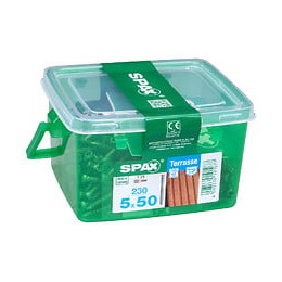 SPAX TERRASSE T. CYL. 5x50 TX 230 PC