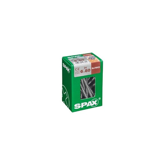 Lot De 24 Vis Acier Tête Fraisée Bombée Torx Spax Diam.6 Mm X L.80 Mm