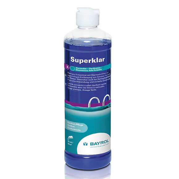 clarifiant liquide 0.5l - superklar