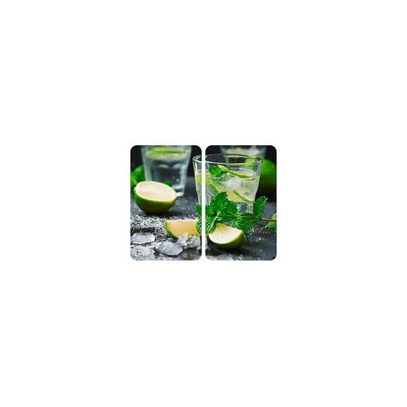 Plaques de protection en verre universelle Mojito 2 pièces