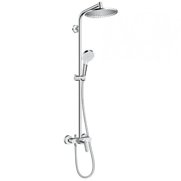 Hansgrohe Set de douche Showerpipe Crometta S 240 1jet mitigeur mécanique (27269000)