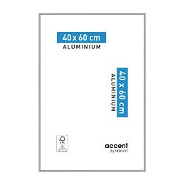 Cadre aluminium NIELSEN ACCENT argent mat 40x60cm