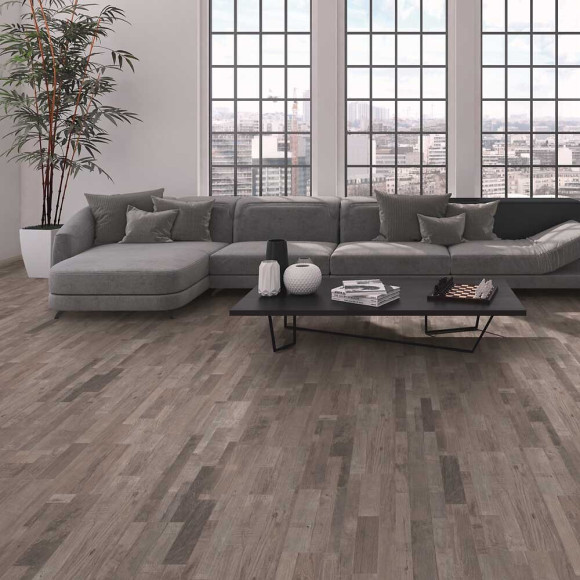 sol stratifié effet parquet - 8 mm - Urban Driftwood - boite de 9 lames - 222 m2 - EH LOFT K040 - PEFC 70%