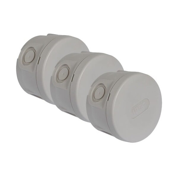 Boîtes de dérivation étanches IP54 DEBFLEX D.70mm P.45mm Lot de 3