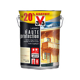 Lasure bois à  haute protection incolore - 6L