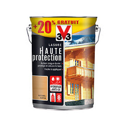 Lasure bois à  haute protection - Chene naturel - 6L