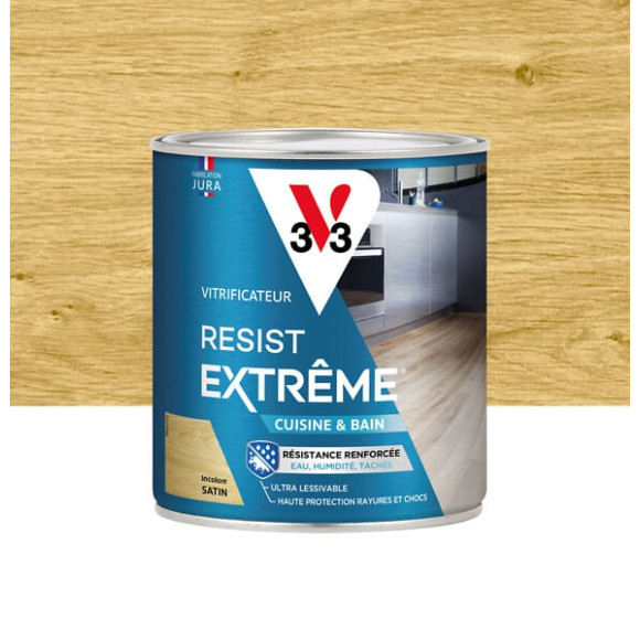 Vitrificateur resist extrême Cuisine et Bain incolore satin 0.75 L